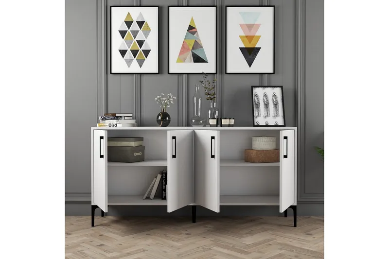 Desgrar Konsollbord 160x78 cm - Hvit - Møbler - Bord - Avlastningsbord & sidobord - Konsollbord & gangbord