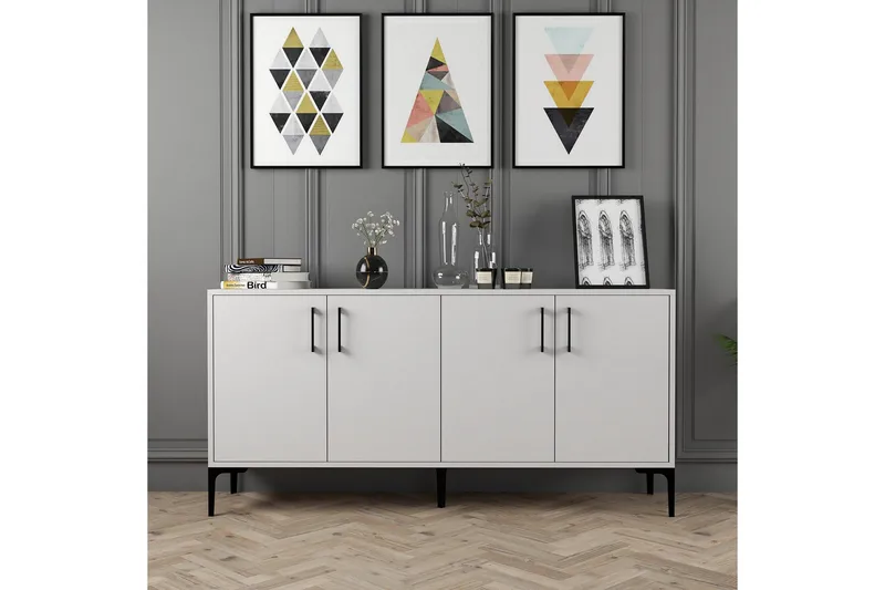 Desgrar Konsollbord 160x78 cm - Hvit - Møbler - Bord - Avlastningsbord & sidobord - Konsollbord & gangbord