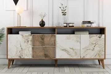 Desgrar Konsollbord 180x78,6 cm - Brun - Møbler - Bord - Avlastningsbord & sidobord - Konsollbord & gangbord