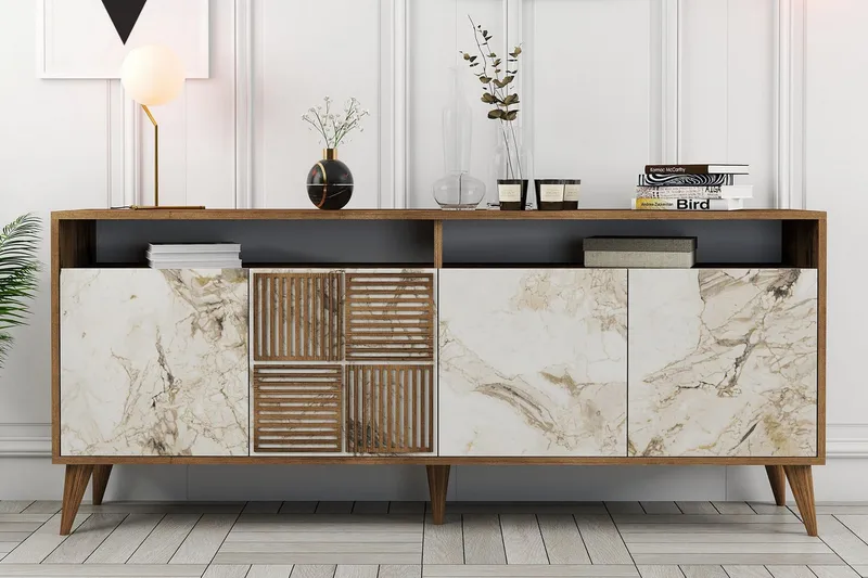 Desgrar Konsollbord 180x78,6 cm - Brun - Møbler - Bord - Avlastningsbord & sidobord - Konsollbord & gangbord