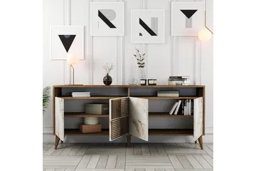 Desgrar Konsollbord 180x78,6 cm - Brun - Møbler - Bord - Avlastningsbord & sidobord - Konsollbord & gangbord