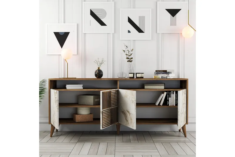 Desgrar Konsollbord 180x78,6 cm - Brun - Møbler - Bord - Avlastningsbord & sidobord - Konsollbord & gangbord