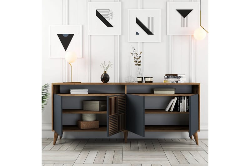 Desgrar Konsollbord 180x78,6 cm - Brun - Møbler - Bord - Avlastningsbord & sidobord - Konsollbord & gangbord