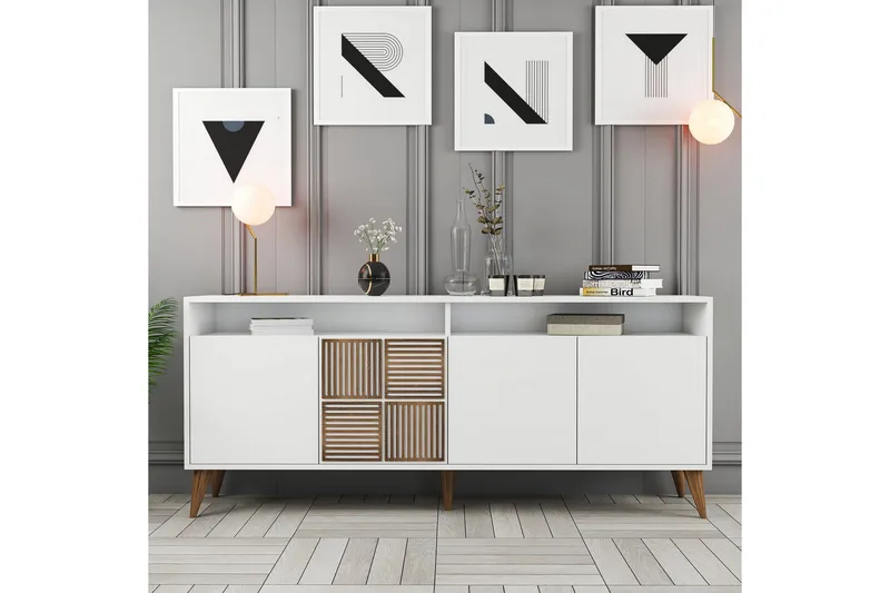 Desgrar Konsollbord 180x78,6 cm - Hvit - Møbler - Bord - Avlastningsbord & sidobord - Konsollbord & gangbord