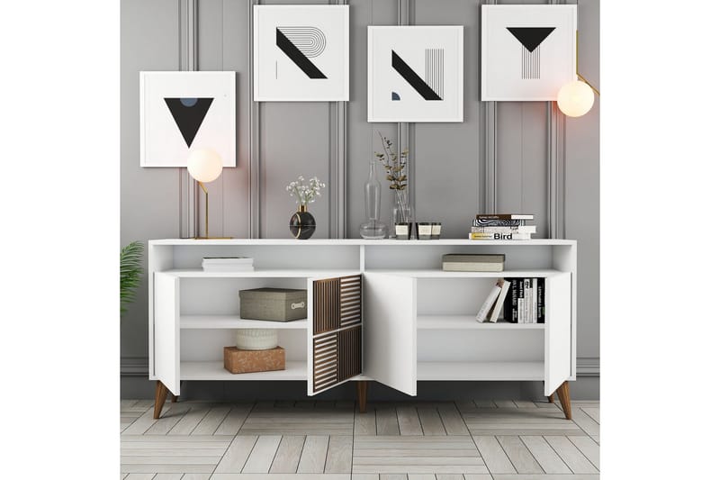 Desgrar Konsollbord 180x78,6 cm - Hvit - Møbler - Bord - Avlastningsbord & sidobord - Konsollbord & gangbord