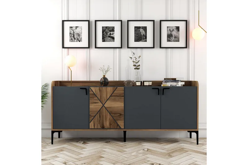 Desgrar Konsollbord 180x78 cm - Brun - Møbler - Bord - Avlastningsbord & sidobord - Konsollbord & gangbord