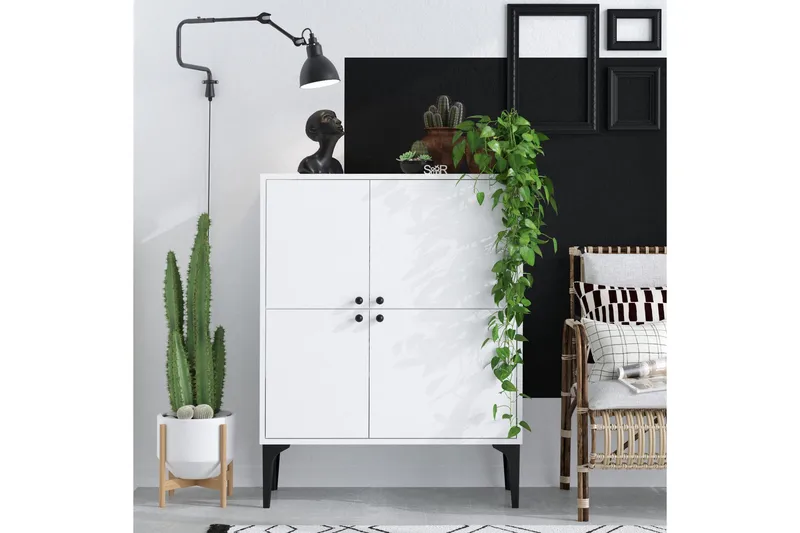 Desgrar Konsollbord 90x115 cm - Hvit - Møbler - Bord - Avlastningsbord & sidobord - Konsollbord & gangbord