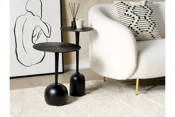 Deshi Sidebord 40 cm - Svart - Møbler - Bord - Avlastningsbord & sidobord - Brettbord og småbord