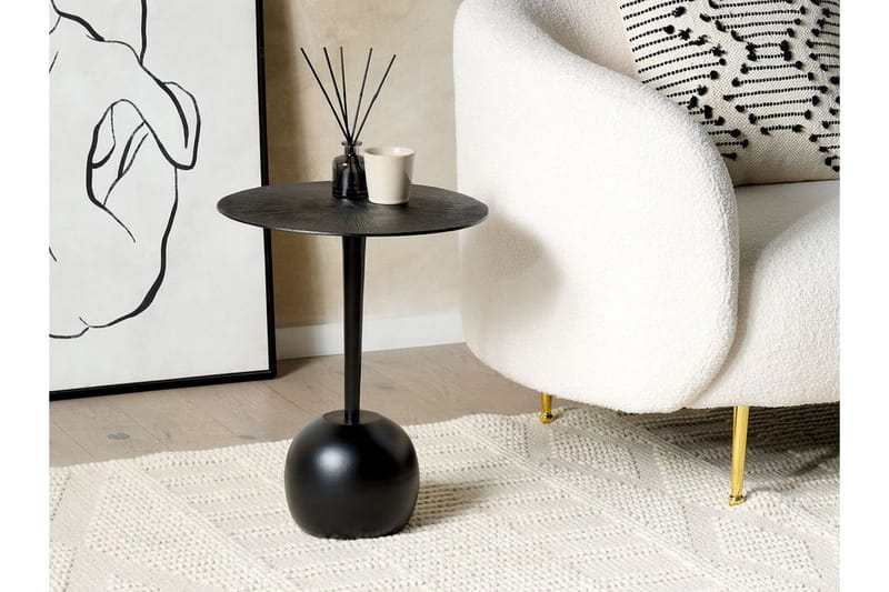 Deshi Sidebord 40 cm - Svart - Møbler - Bord - Avlastningsbord & sidobord - Brettbord og småbord