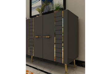 Deylin Konsollbord 150 cm - Antrasitt/Gull - Møbler - Bord - Avlastningsbord & sidobord - Konsollbord & gangbord