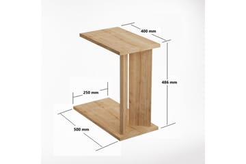 Deyra Sidebord 25 cm - Eik - Møbler - Bord - Avlastningsbord & sidobord - Lampebord & sidebord