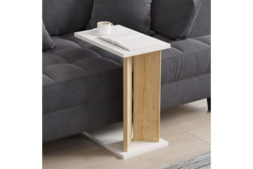 Deyra Sidebord 25 cm - Eik/Hvit - Møbler - Bord - Avlastningsbord & sidobord - Lampebord & sidebord