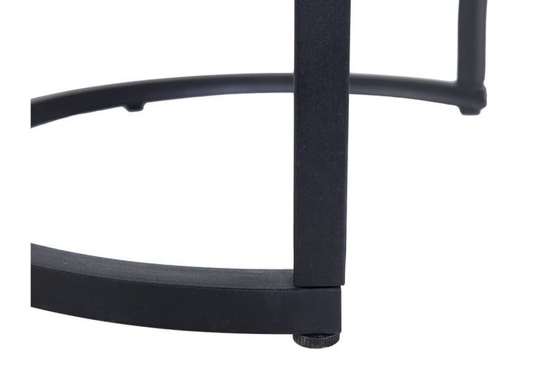 Dixie Settbord 2 stk 37 | 37 cm - Svart - Møbler - Bord - Avlastningsbord & sidobord
