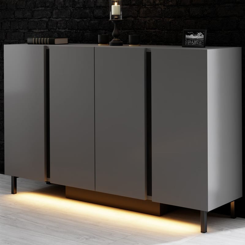 Djarhint Konsollbord 127 cm - Antrasitt - Møbler - Bord - Avlastningsbord & sidobord - Konsollbord & gangbord