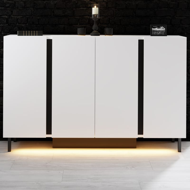 Djarhint Konsollbord 127 cm - Hvit - Møbler - Bord - Avlastningsbord & sidobord - Konsollbord & gangbord