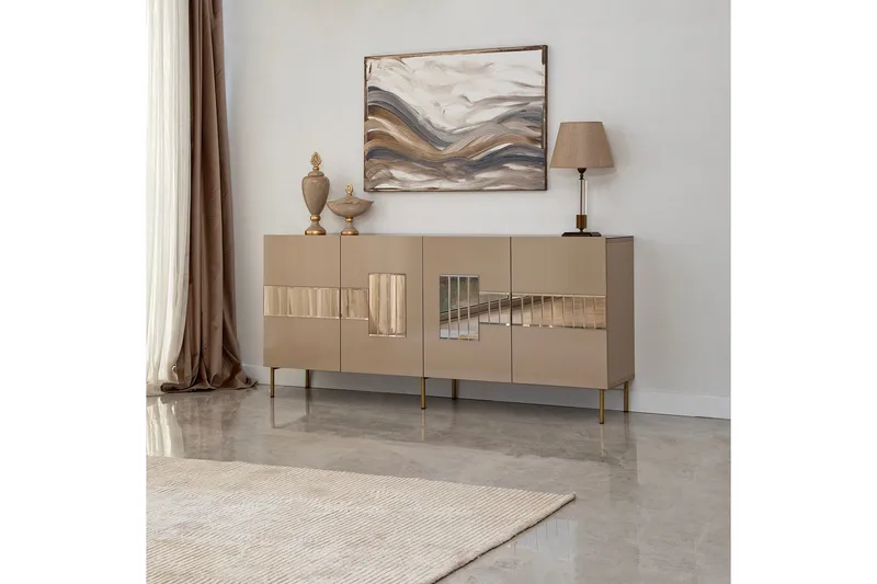Djarhint Konsollbord 180 cm - Bronse - Oppbevaring - Oppbevaringsmøbler - Sideboard & skjenk