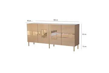 Djarhint Konsollbord 180 cm - Bronse - Oppbevaring - Oppbevaringsmøbler - Sideboard & skjenk