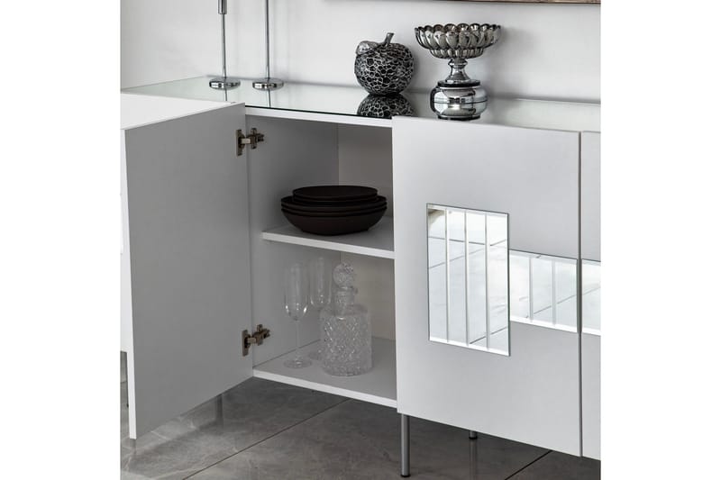 Djarhint Konsollbord 180 cm - Hvit - Oppbevaring - Oppbevaringsmøbler - Sideboard & skjenk