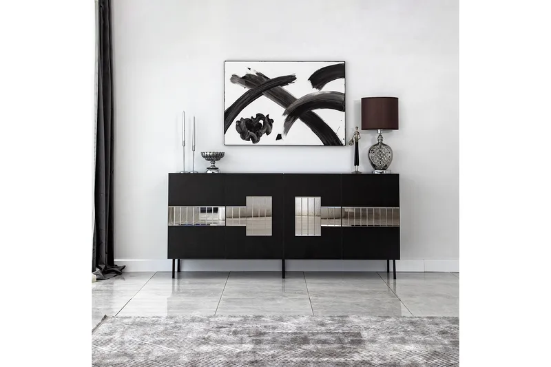 Djarhint Konsollbord 180 cm - Svart - Oppbevaring - Oppbevaringsmøbler - Sideboard & skjenk