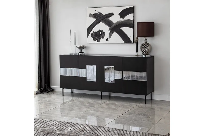 Djarhint Konsollbord 180 cm - Svart - Oppbevaring - Oppbevaringsmøbler - Sideboard & skjenk