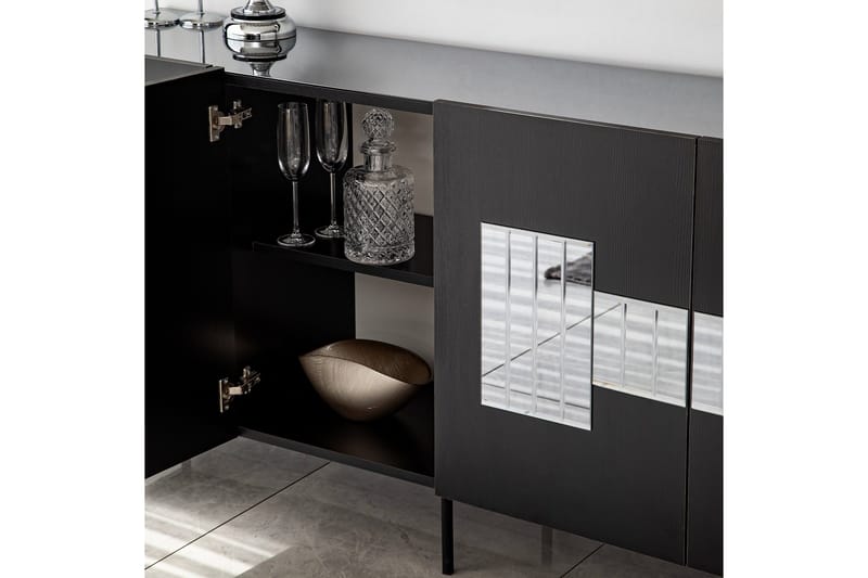 Djarhint Konsollbord 180 cm - Svart - Oppbevaring - Oppbevaringsmøbler - Sideboard & skjenk