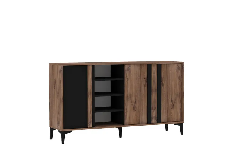 Dora Konsollbord 160 cm - Antrasitt - Oppbevaring - Oppbevaringsmøbler - Sideboard & skjenk