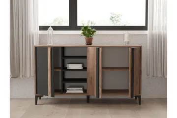 Dora Konsollbord 160 cm - Antrasitt - Oppbevaring - Oppbevaringsmøbler - Sideboard & skjenk