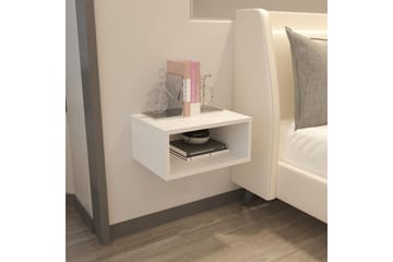 Dora Nattbord 45 cm - Hvit - Møbler - Bord - Avlastningsbord & sidobord - Sengebord & nattbord