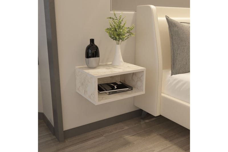 Dora Nattbord 45 cm - Marmor - Møbler - Bord - Avlastningsbord & sidobord - Sengebord & nattbord