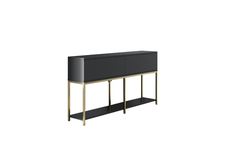 Dorlord Konsollbord 150 cm - Grå/Gull - Møbler - Bord - Avlastningsbord & sidobord - Konsollbord & gangbord