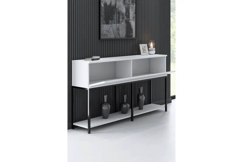 Dorlord Konsollbord 150 cm - Svart/Hvit - Møbler - Bord - Avlastningsbord & sidobord - Konsollbord & gangbord