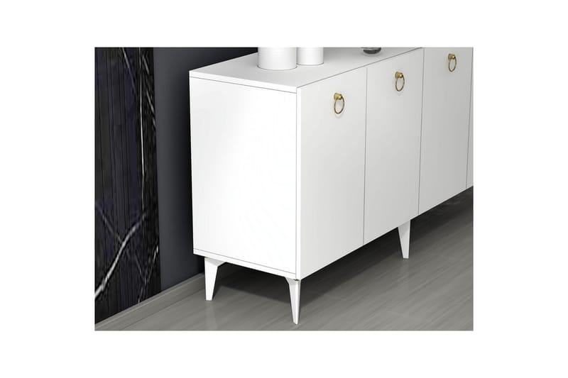 Drop Konsollbord 150 cm - Hvit - Møbler - Bord - Avlastningsbord & sidobord - Konsollbord & gangbord