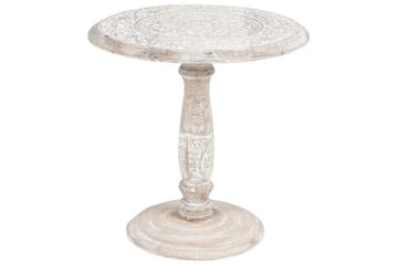 Drusilla Sidebord 45 cm - Lyst tre/Hvit - Møbler - Bord - Avlastningsbord & sidobord - Brettbord og småbord