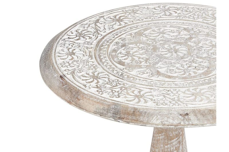 Drusilla Sidebord 45 cm - Lyst tre/Hvit - Møbler - Bord - Avlastningsbord & sidobord - Brettbord og småbord