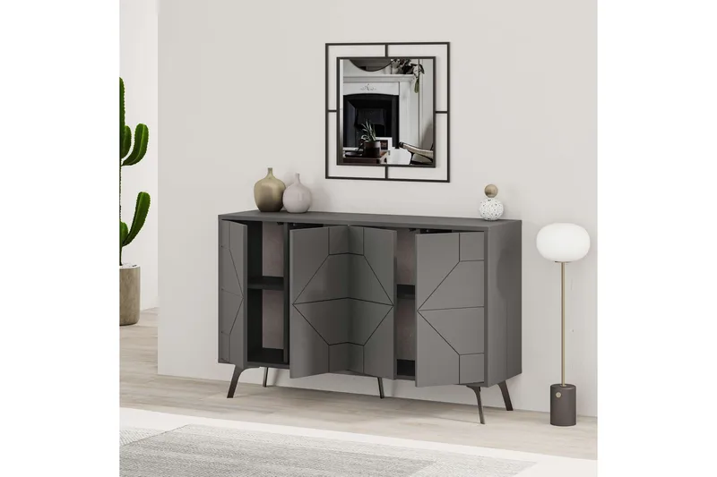 Dune Konsollbord 123 cm - Antrasitt - Møbler - Bord - Avlastningsbord & sidobord - Konsollbord & gangbord
