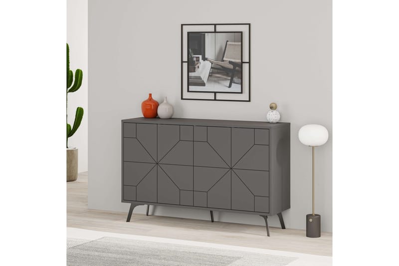 Dune Konsollbord 123 cm - Antrasitt - Møbler - Bord - Avlastningsbord & sidobord - Konsollbord & gangbord