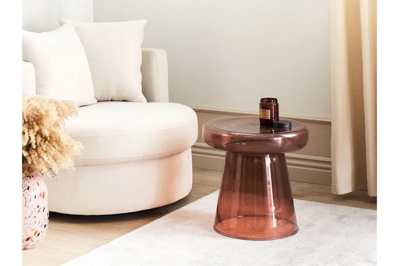 Dyanne Sidebord 39 cm - Rød - Møbler - Bord - Avlastningsbord & sidobord - Lampebord & sidebord