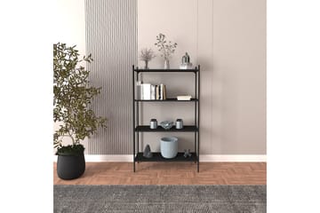 Edilberta Bokhylle 80 cm - Sort - Oppbevaring - Hylle - Bokhylle