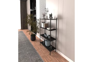 Edilberta Bokhylle 80 cm - Sort - Oppbevaring - Hylle - Bokhylle