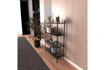 Edilberta Bokhylle 80 cm - Sort - Oppbevaring - Hylle - Bokhylle