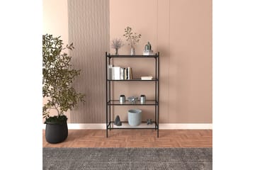 Edilberta Bokhylle 80 cm - Sort - Oppbevaring - Hylle - Bokhylle