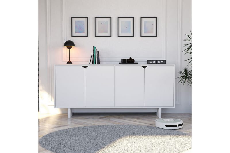 Edrion Konsollbord 180 cm - Hvit - Møbler - Bord - Avlastningsbord & sidobord - Konsollbord & gangbord