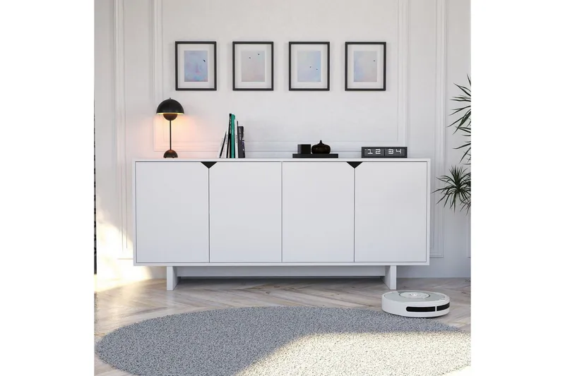 Edrion Konsollbord 180 cm - Hvit - Møbler - Bord - Avlastningsbord & sidobord - Konsollbord & gangbord