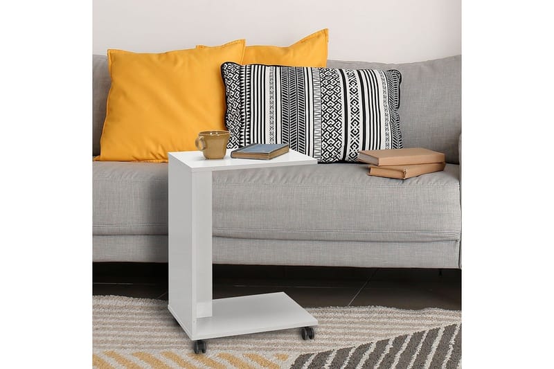 Edwars Sidebord 35 cm - Hvit - Møbler - Bord - Avlastningsbord & sidobord - Lampebord & sidebord