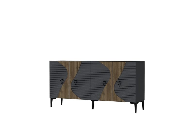 Eldste konsollbord 150 cm - Brun/Grafittgrå - Møbler - Bord - Avlastningsbord & sidobord - Konsollbord & gangbord
