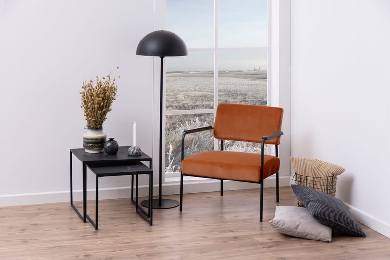 Elgrau Settbord - Sort - Møbler - Bord - Avlastningsbord & sidobord - Settbord