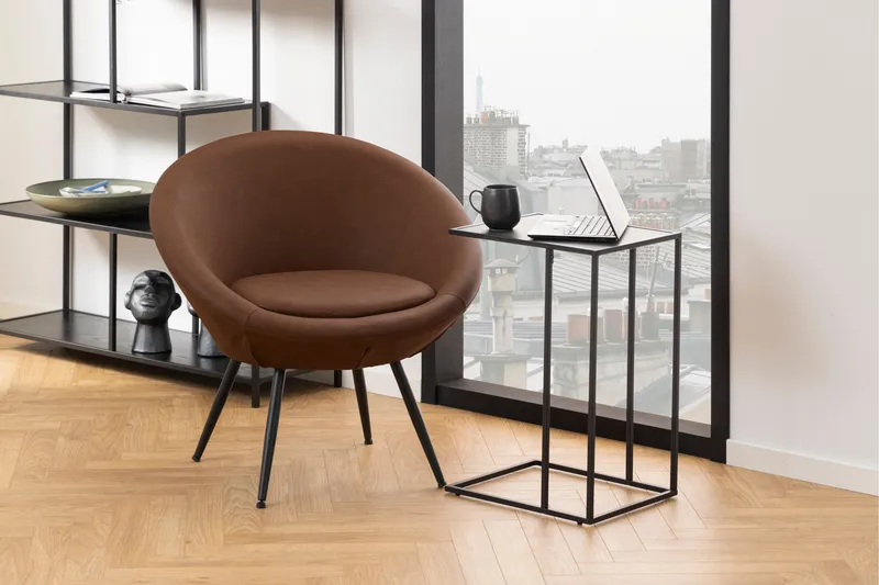 Elgrau Sidebord 43x43 cm - Sort - Møbler - Bord - Avlastningsbord & sidobord - Lampebord & sidebord