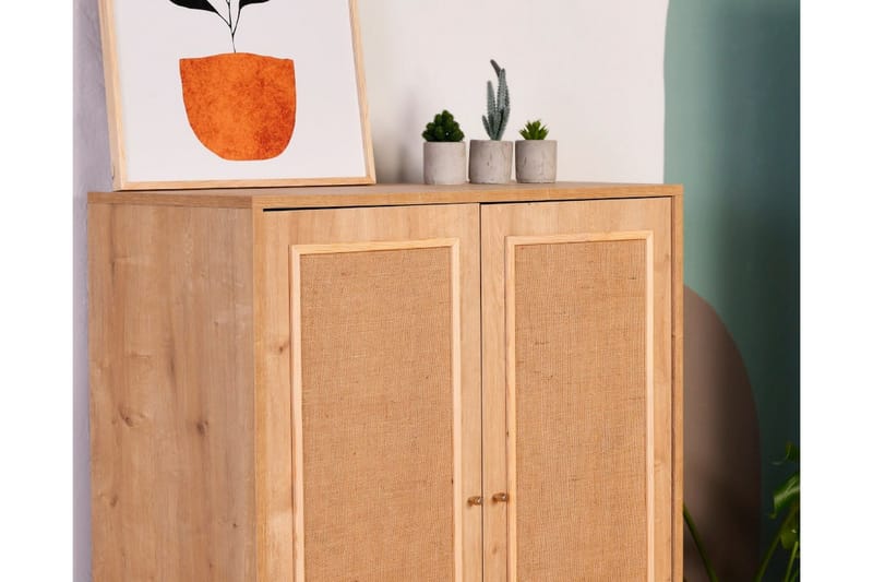 Elili Sidebord 40 cm - Eik - Møbler - Bord - Avlastningsbord & sidobord - Lampebord & sidebord