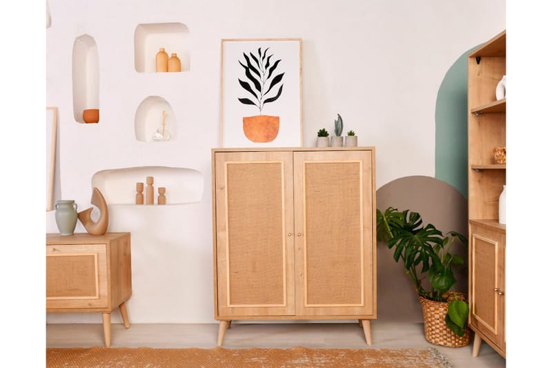 Elili Sidebord 40 cm - Eik - Møbler - Bord - Avlastningsbord & sidobord - Lampebord & sidebord