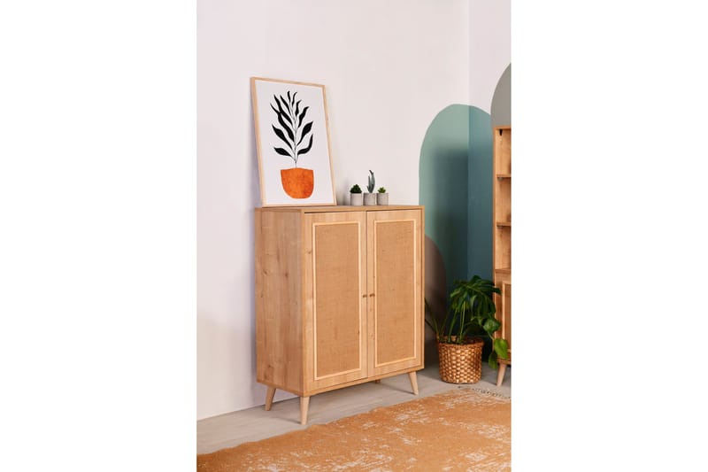 Elili Sidebord 40 cm - Eik - Møbler - Bord - Avlastningsbord & sidobord - Lampebord & sidebord